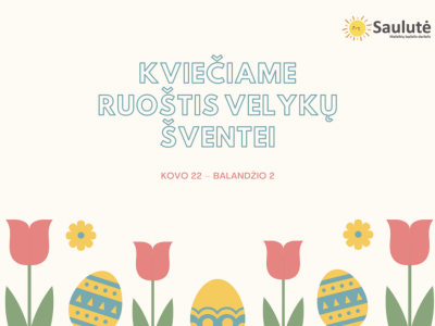 Laukiame Velykų!