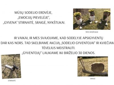 Akcija „Sodelio gyventojai”