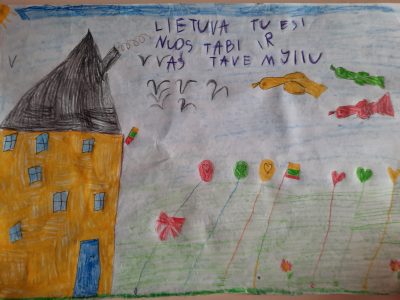 Kūrybinių darbų paroda ,,Mūsų žodžiai Lietuvai”.