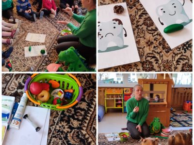 Mažieji ugdytiniai mokosi valytis dantis Mažieji ugdytiniai mokosi valytis dantis