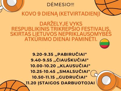 Kviečiame aktyviai praleisti rytmetį