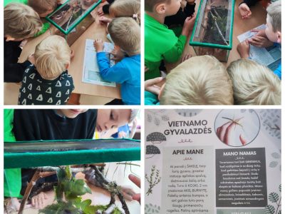 Priešmokyklinukai turi naujų draugų