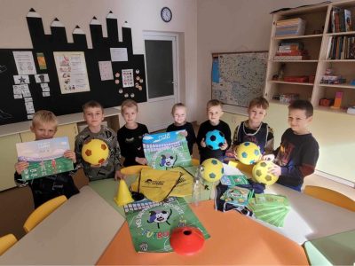 Džiugina projekto „Futboliukas” dovanos