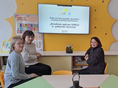 Virtualus praktinių idėjų forumas „Įtraukiojo ugdymo iššūkiai ir galimybės darželyje“. Dalinamės patirtimi Virtualus praktinių idėjų forumas „Įtraukiojo ugdymo iššūkiai ir galimybės darželyje“. Dalinamės patirtimi