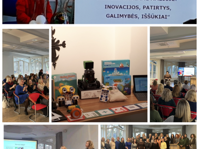 Metodinė konferencija „STEAM ugdymas ikimokykliniame amžiuje: inovacijos, patirtys, galimybės, iššūkiai“. Dalinamės patirtimi Metodinė konferencija „STEAM ugdymas ikimokykliniame amžiuje: inovacijos, patirtys, galimybės, iššūkiai“. Dalinamės patirtimi