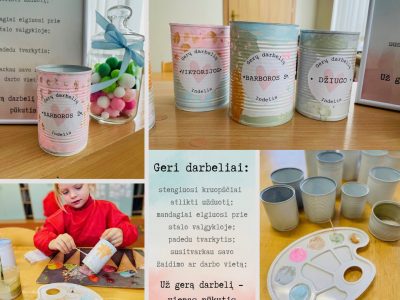 Kūrybiškai naudojame antrines žaliavas Kūrybiškai naudojame antrines žaliavas