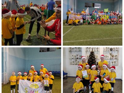 Kalėdos su futbolo kamuoliu