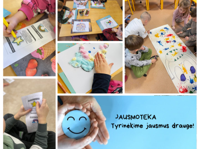 SEU projektas „Jausmoteka: tyrinėkime jausmus drauge“ SEU projektas „Jausmoteka: tyrinėkime jausmus drauge“