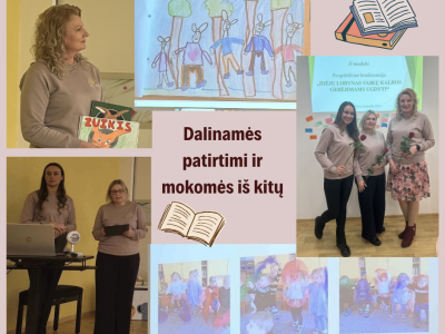 Dalinamės patirtimi Dalinamės patirtimi