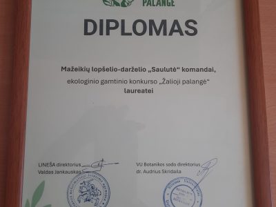 Konkursas „Žalioji palangė“ Konkursas „Žalioji palangė“