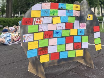 Projektas „Elmerio diena darželyje“ Projektas „Elmerio diena darželyje“