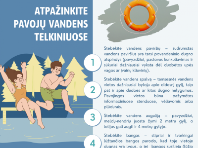 Saugus poilsis prie vandens telkinių Saugus poilsis prie vandens telkinių