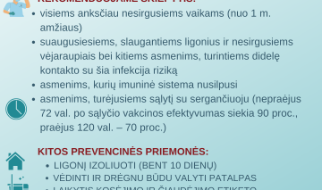 Kaip išvengti vėjaraupių