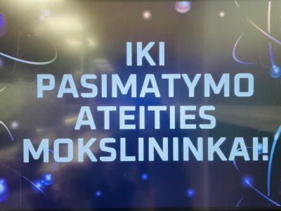 Įtraukianti STEAM pamoka gimnazijoje