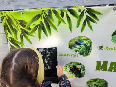 Projektas „Ką galima rasti pievoje”