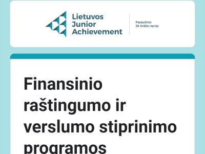 Finansinio raštingumo ir verslumo ugdymo programa