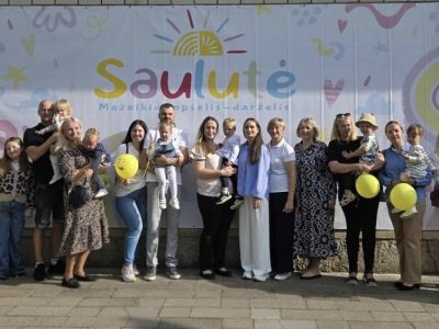 Nauja patirtis mažiausiems darželio ugdytiniams Nauja patirtis mažiausiems darželio ugdytiniams