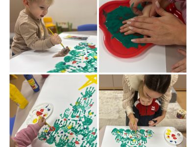 Maži delniukai – didelė eglutė