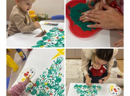 Maži delniukai – didelė eglutė