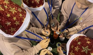 Kalėdos su futbolo kamuoliu