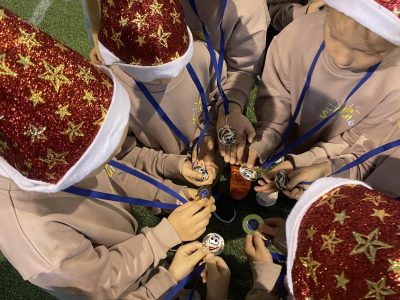 Kalėdos su futbolo kamuoliu Kalėdos su futbolo kamuoliu